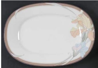 Café Du Jour Medium Oval Platter