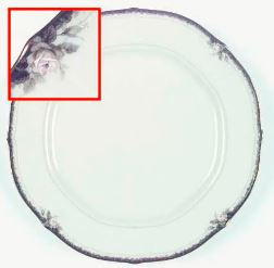 Edwardian Rose Dinner Plate