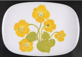Flower Time Medium Oval Platter