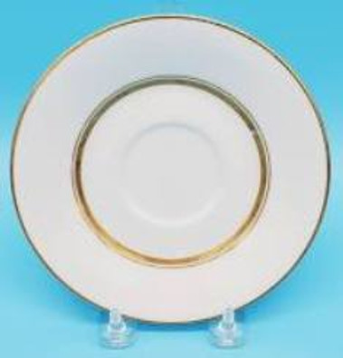 Gloria Noritake Saucer Only White With Gold