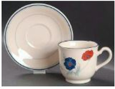Harlequin Noritake Cup And Saucer