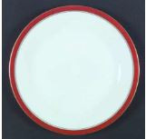 Ivory And Sienna Dinner Plate