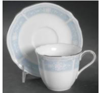 Lacewood Cup and Saucer