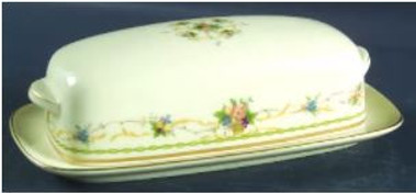 Normandy Noritake Butter And Lid