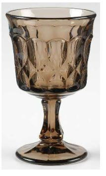 Perspective Brown Wine Goblet
