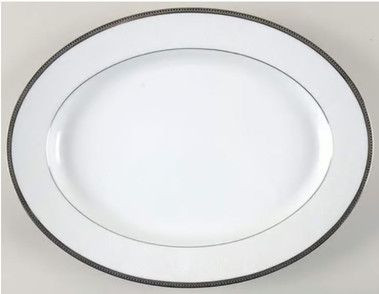 Regina Platinum Medium Oval Platter
