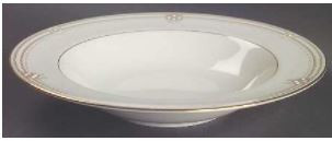 Satin Gown Rim Soup or Pasta Bowl