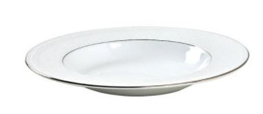 Whitecliff Platinum Rim Soup or Pasta Bowl