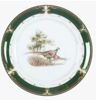 Wicklow Green Noritake Dinner Plate