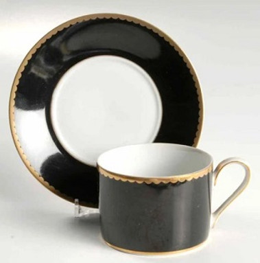 Black Granite Mikasa Cup And Saucer