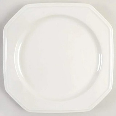 Continental White Mikasa Dinner Plate