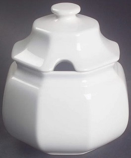 Continental White Sugar and Lid