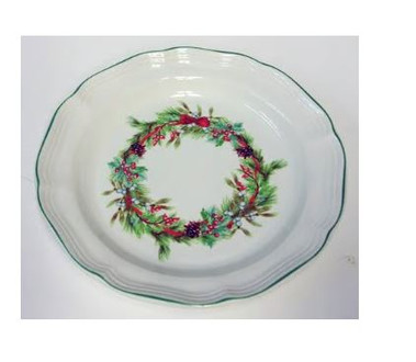 French Countryside Christmas Accent Salad Mikasa
