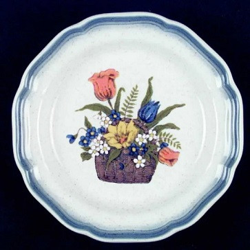 Garden Treasures Round Salad Plate