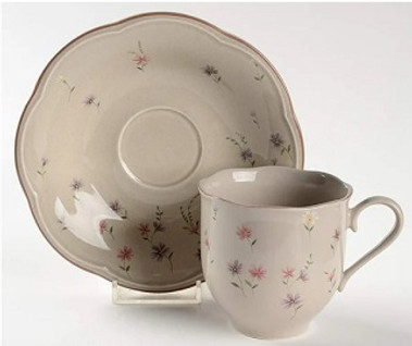 Heather Blossoms Mikasa Cup And Saucer
