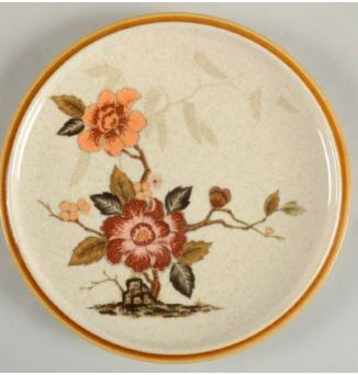 Mandarin Round Salad Plate