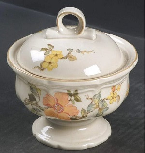 Olde Tapestry Sugar and Lid