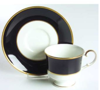 Onyx Cup and Saucer