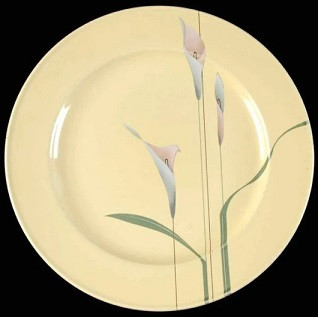 Opus Yellow Dinner Plate