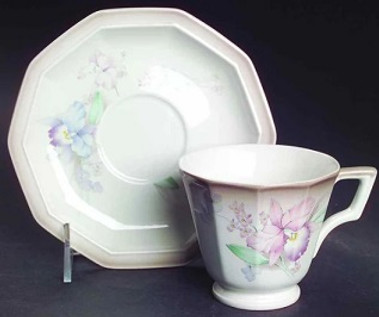 Orchids Mikasa Cup And Saucer