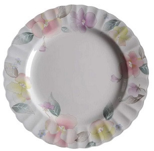 Silk Blossoms Dinner Plate