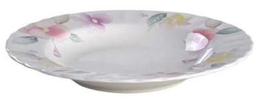 Silk Blossoms Rim Soup or Pasta Bowl
