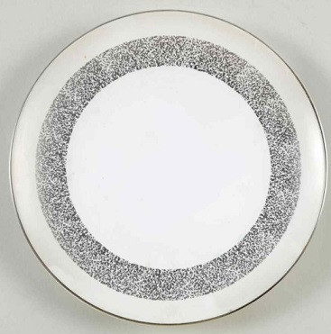 Silver Mist Round Salad Plate