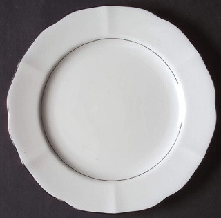 Silver Moon Round Salad Plate