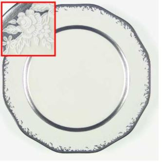 Sterling Lace Dinner Plate
