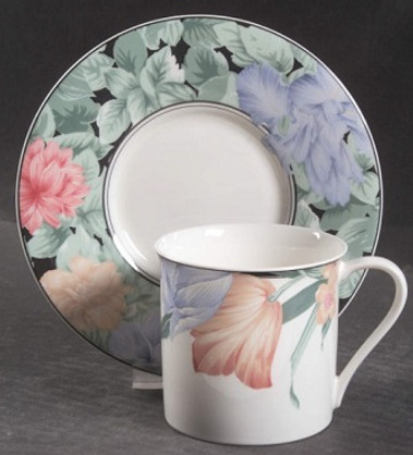 Tapestry Garden Mikasa Cup And Saucer