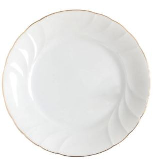Wedding Band Round Salad Plate