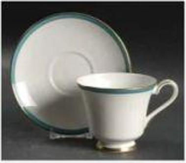 Saturn Turquoise Minton Cup And Saucer