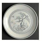 Asian Dawn Round Salad Plate