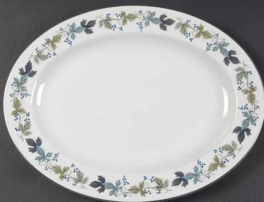 Burgundy Royal Doulton Medium Platter
