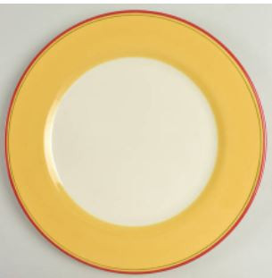 Chanticlair Yellow Dinner Plate