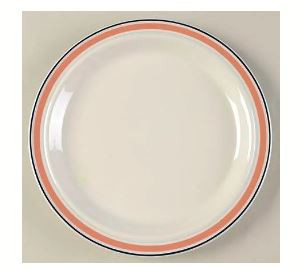 Dusty Rose Round Salad Plate