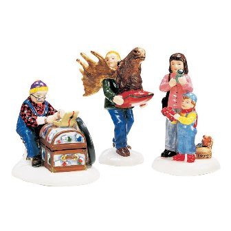 Original Snow Village - Another Mans Treasure Acc S/3