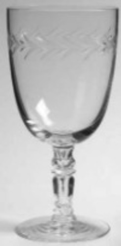 Holly Fostoria Low Water Goblet