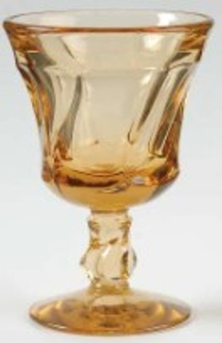 Jamestown Amber Fostoria Wine Goblet