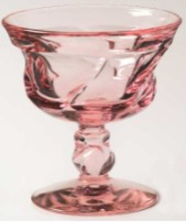 Jamestown Pink Fostoria Sherbet