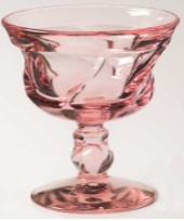 Jamestown Pink High Sherbet