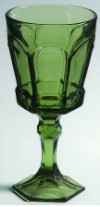 Virginia Green Water Goblet