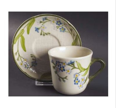 Forget Me Not Franciscan Cup And Saucer