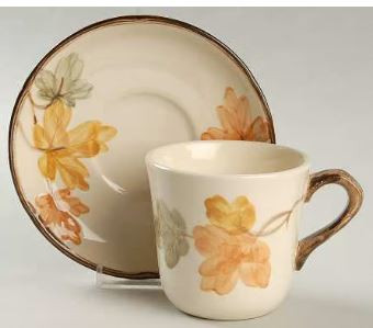 October Cup and Saucer