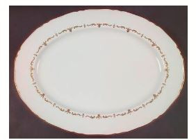 Gold Chantilly Large Oval Platter