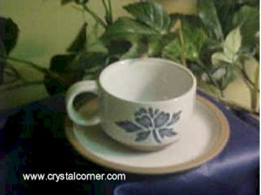 Blue Print Wedgwood Cup And Saucer