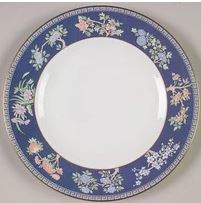 Blue Siam Round Salad Plate