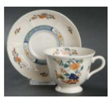 Chinese Teal Wedgwood Cup And Saucer