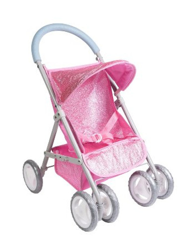 Pink Glitter Stroller  Adora Dolls