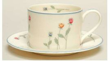 Country Flowers Gorham Cup And Saucer